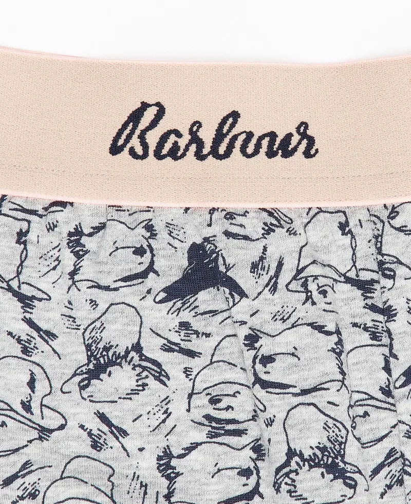 Barbour Paddington Childrens Pyjama Set in Pink-1